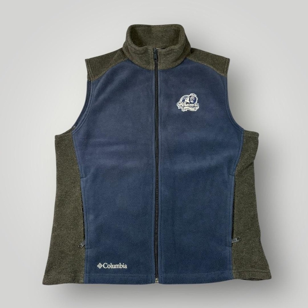 Old Dominion Monarchs Fleece Jacket Vest Mens‎ Medium Blue NCAA Columbia College